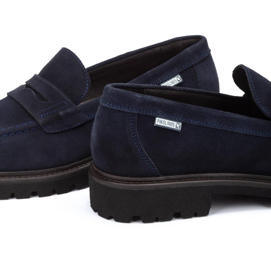 Men's Pikolinos TOLEDO Moccasins Dark Blue | NZ S352809